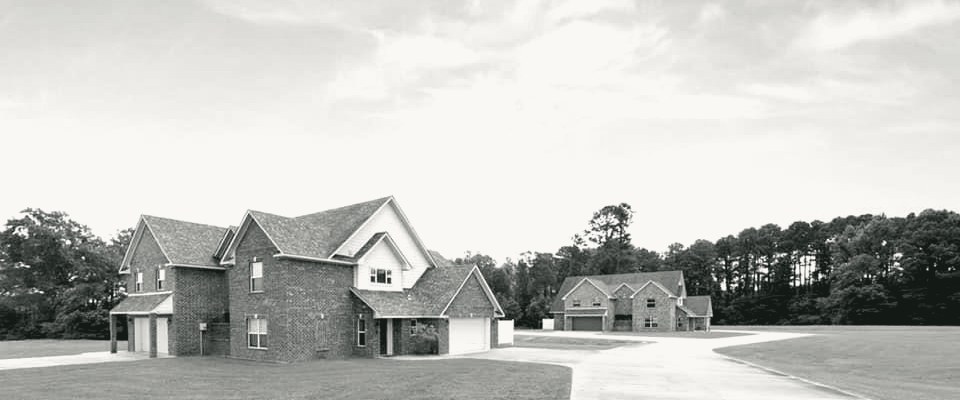 The three buildings from the road